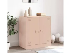 Aparador rosa 67x39x73 cm acero