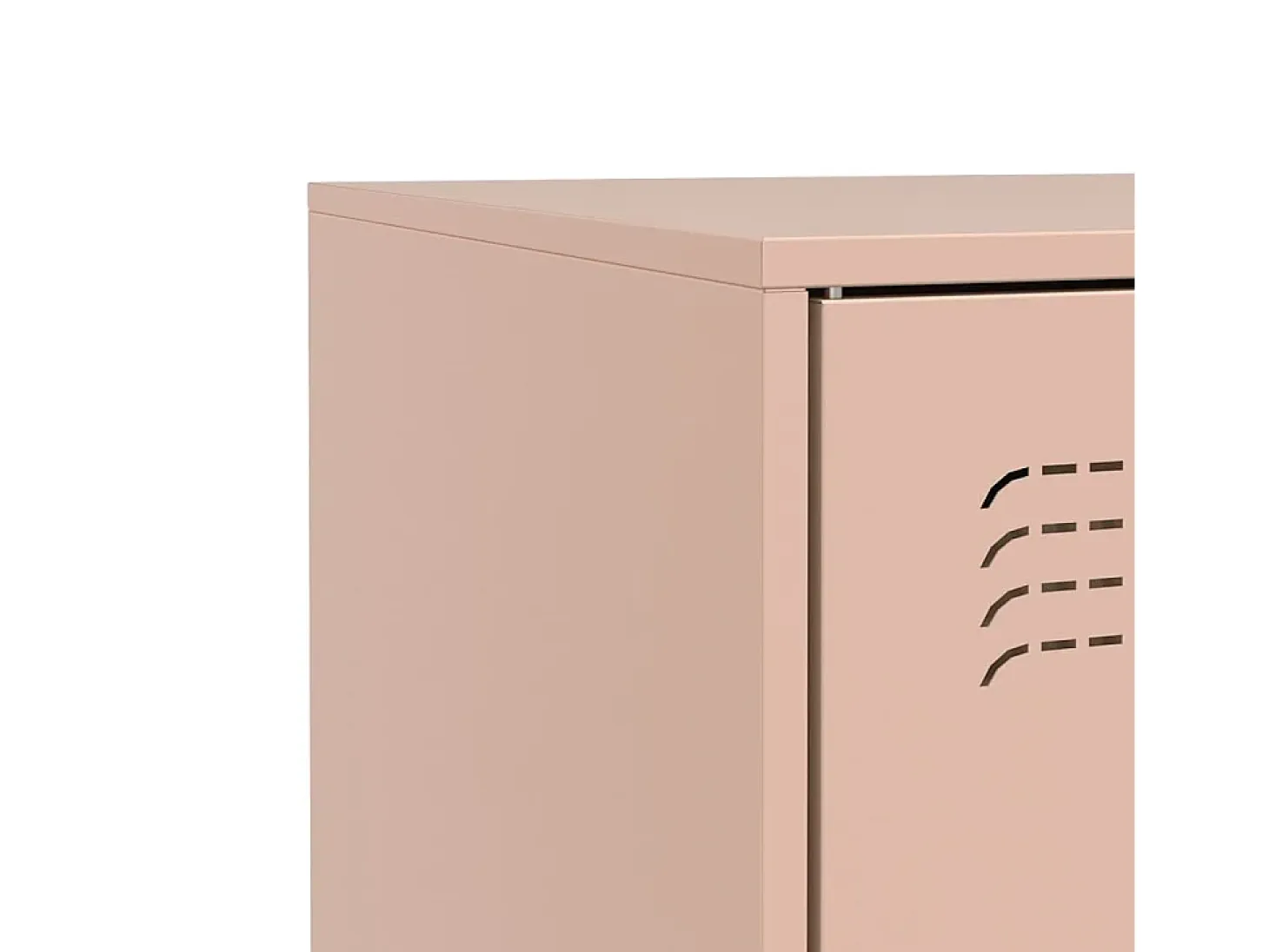 Aparador rosa 67x39x73 cm acero