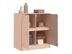 Aparador rosa 67x39x73 cm acero