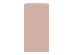 Aparador rosa 67x39x73 cm acero