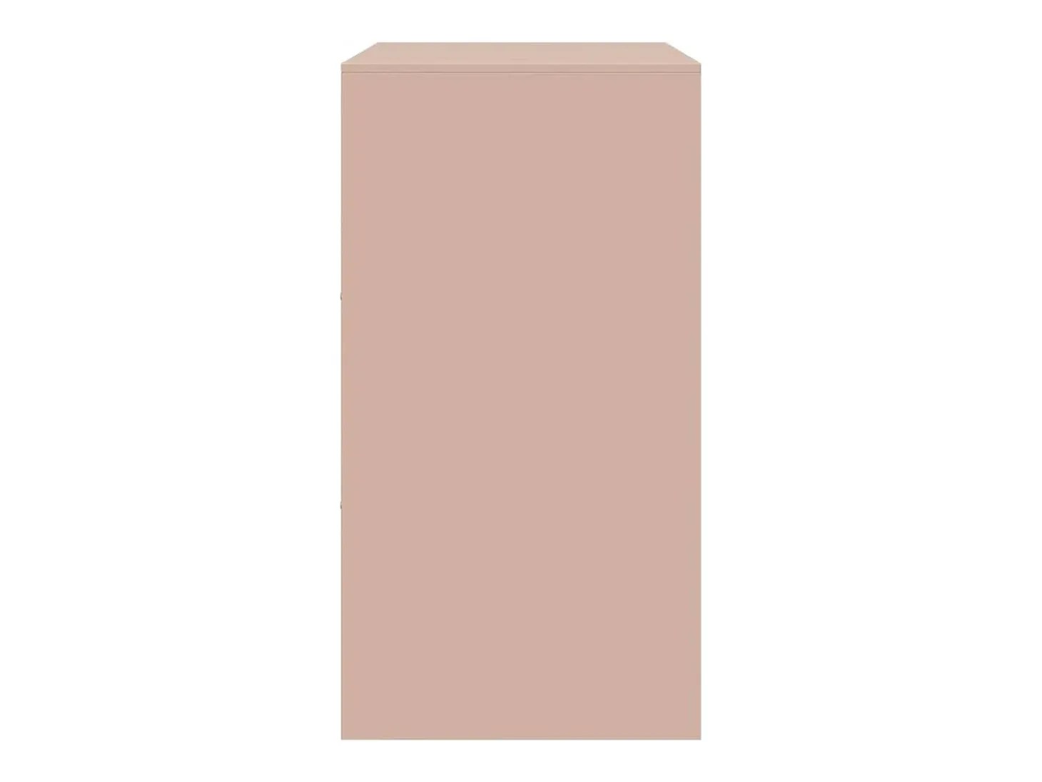 Aparador rosa 67x39x73 cm acero
