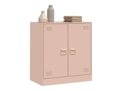 Aparador rosa 67x39x73 cm acero