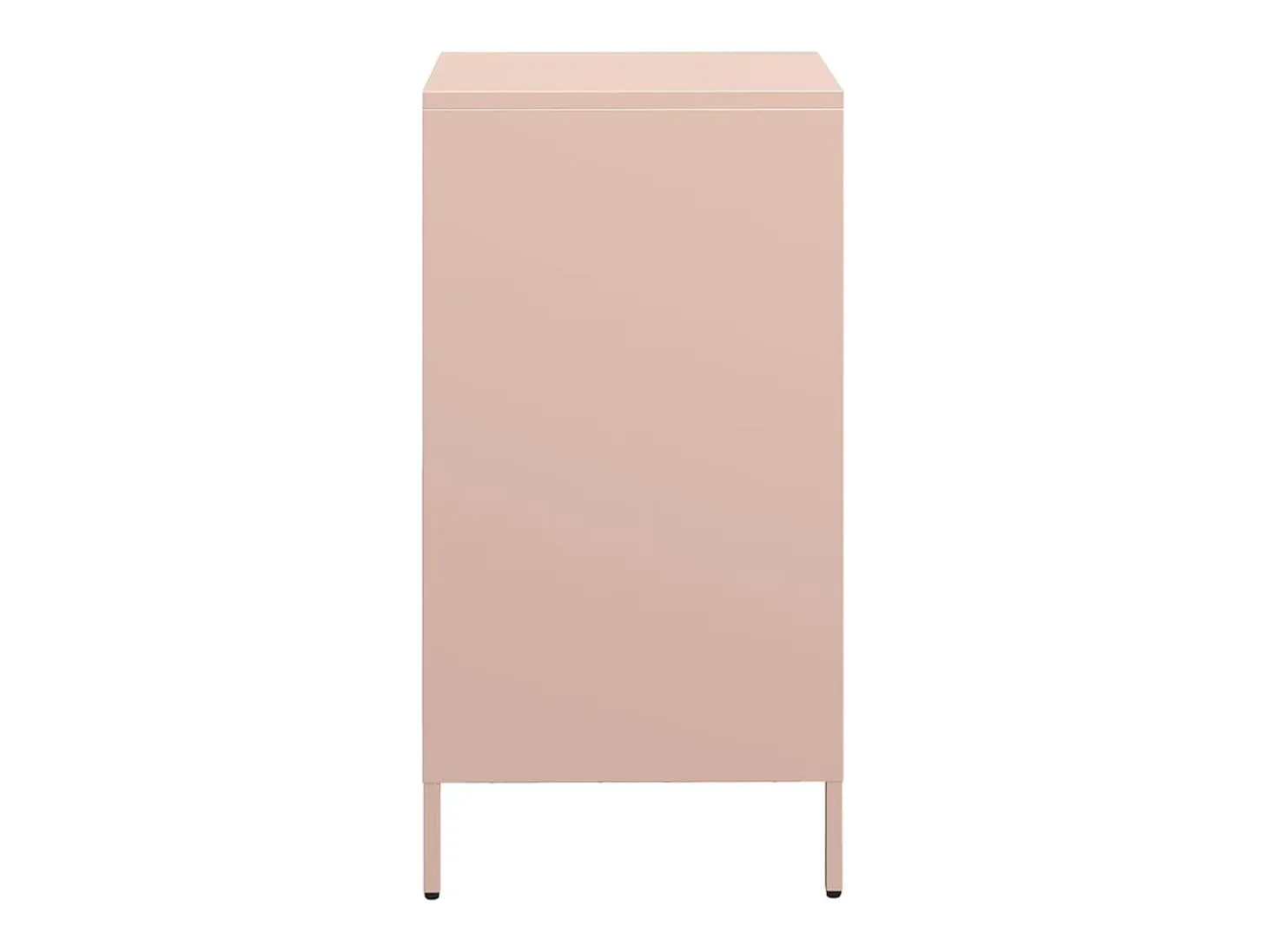 Aparador rosa 35x39x73,5 cm acero laminado en frío