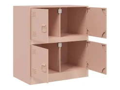 Aparador rosa 67x39x73 cm acero