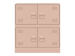 Aparador rosa 67x39x73 cm acero