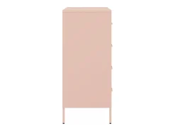 Aparador rosa 68x39x89 cm acero