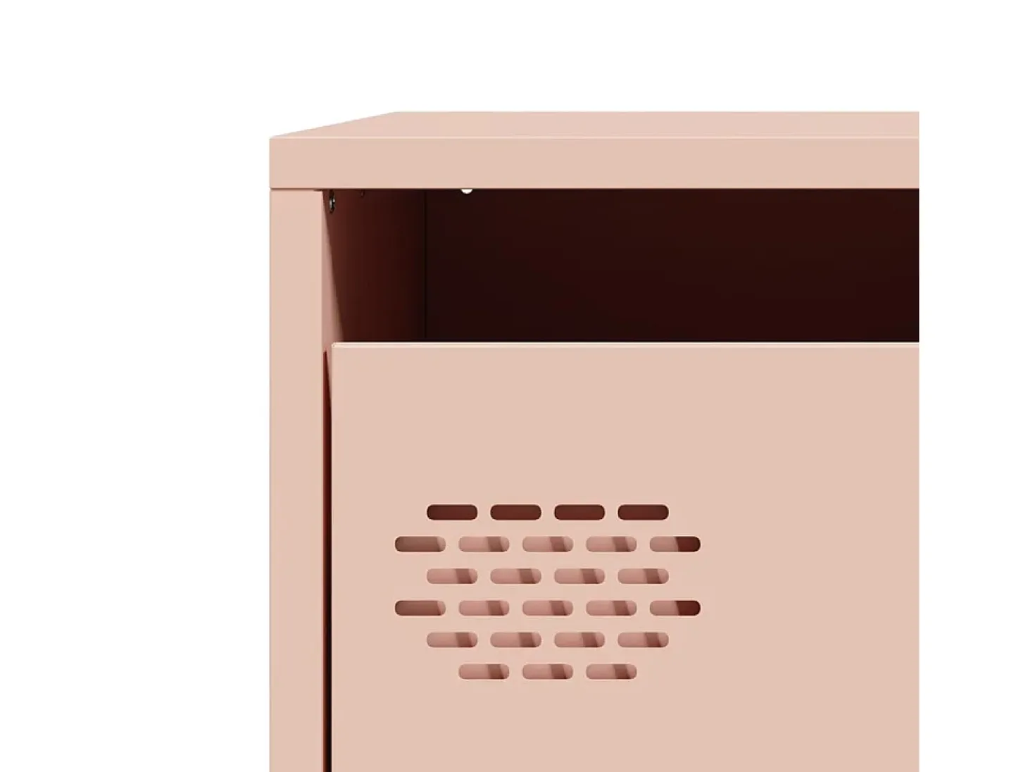 Aparador rosa 68x39x73,5 cm acero laminado en frío
