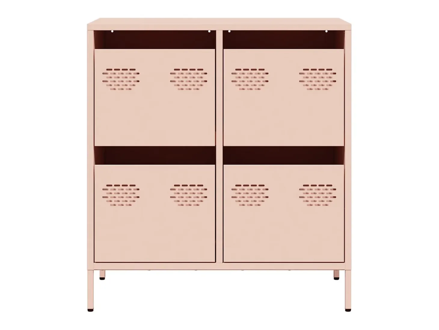 Aparador rosa 68x39x73,5 cm acero laminado en frío