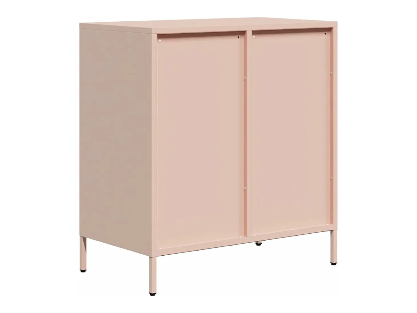 Aparador rosa 68x39x73,5 cm acero laminado en frío