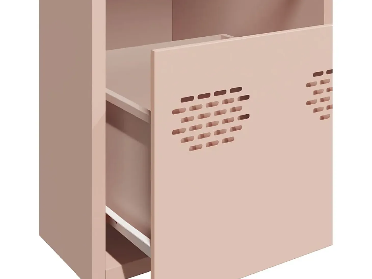 Aparador rosa 68x39x73,5 cm acero laminado en frío