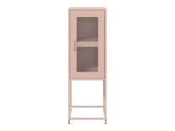 Aparador rosa 36x39x107 cm acero laminado en frío