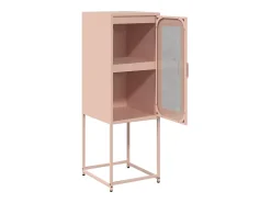 Aparador rosa 36x39x107 cm acero laminado en frío