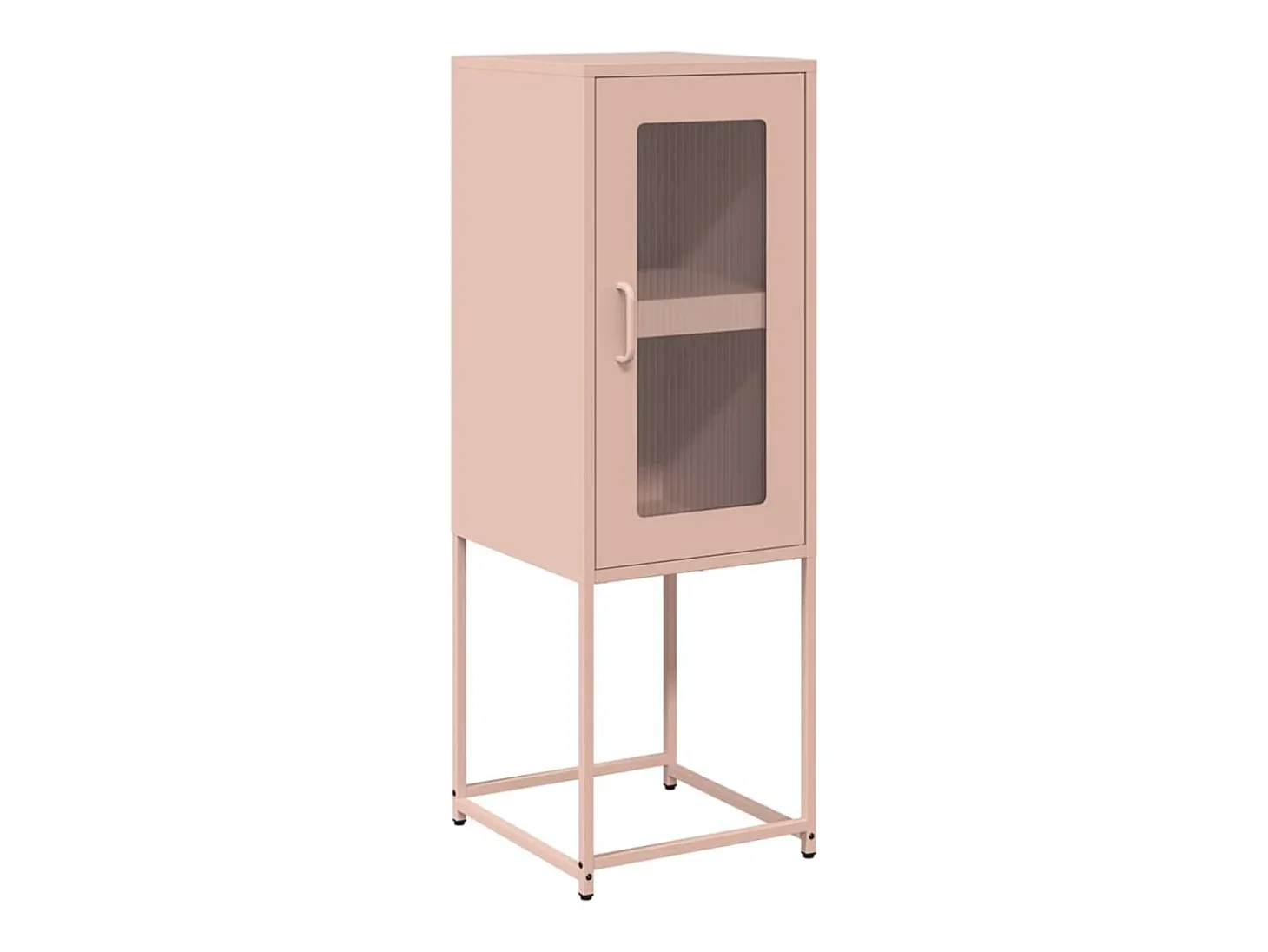 Aparador rosa 36x39x107 cm acero laminado en frío