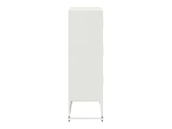 Aparador rosa 68,5x38,5x123,5 cm acero