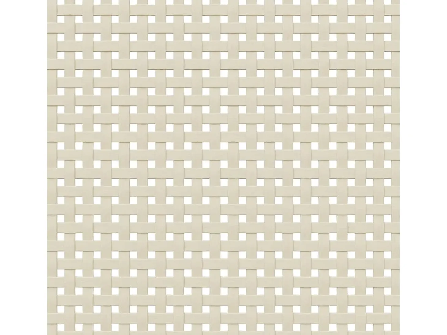 Aparador SENJA en imitación ratán blanco 112x40x80cm madera maciza de pino