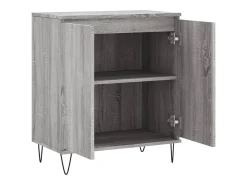 Aparador Sonoma gris 60x35x70 cm Madera de ingeniería