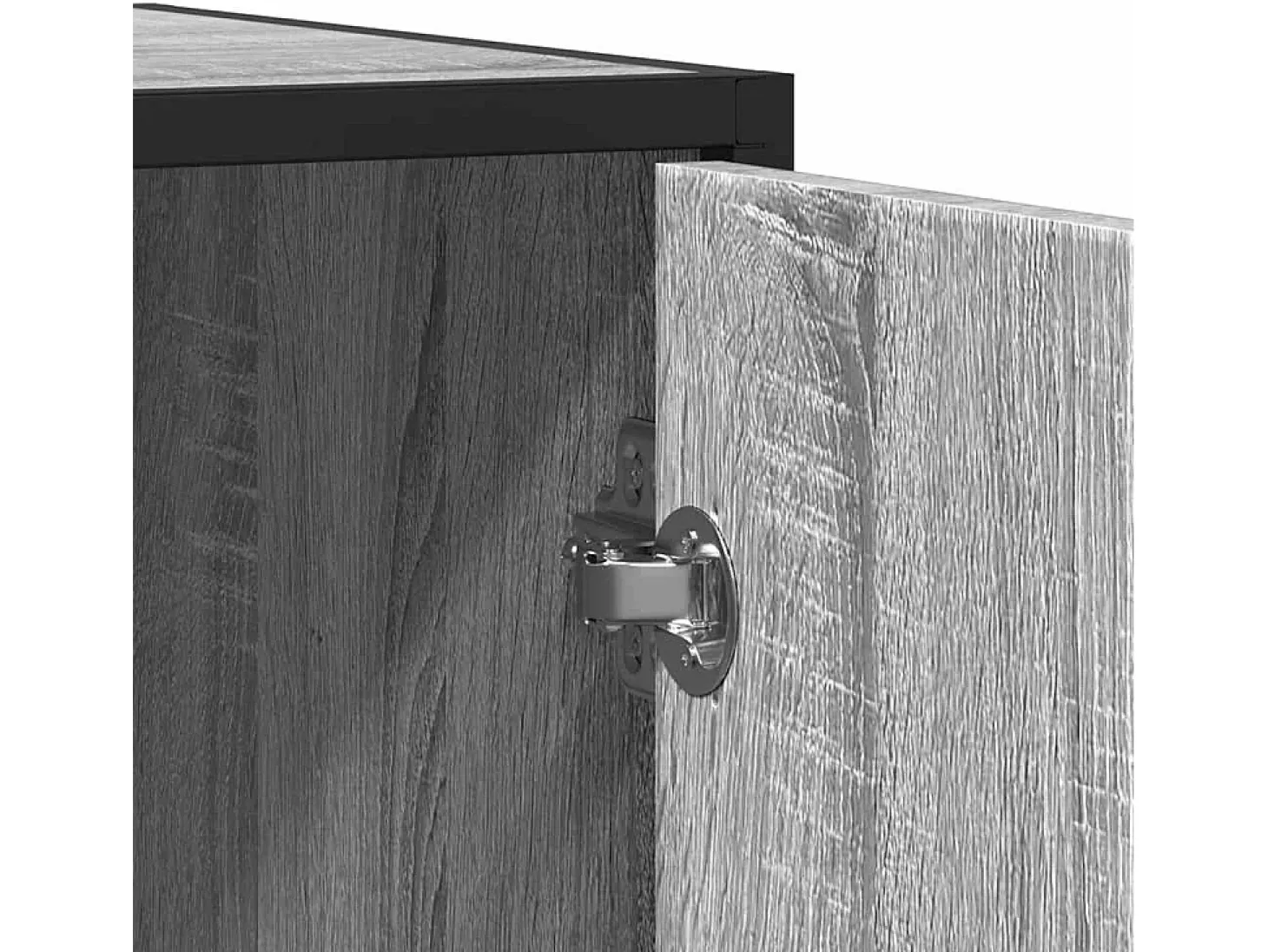 Aparador Sonoma gris 92x35x76 cm madera de ingeniería