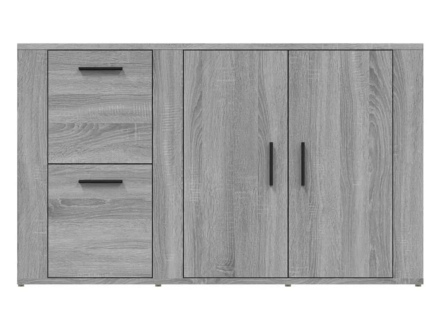 Aparador Sonoma Gris 100x33x59,5 cm Madera de Ingeniería