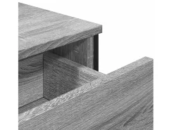 Aparador Sonoma gris 97x32,5x74,5 cm madera de ingeniería