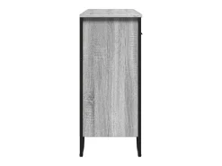 Aparador Sonoma gris 97x32,5x74,5 cm madera de ingeniería