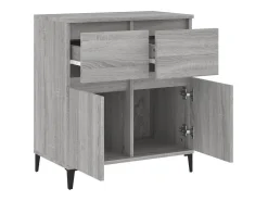 Aparador Sonoma gris 60x35x70 cm Madera de ingeniería