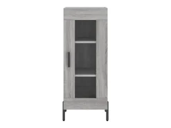 Aparador Sonoma gris 34,5x34x90 cm Madera de ingeniería