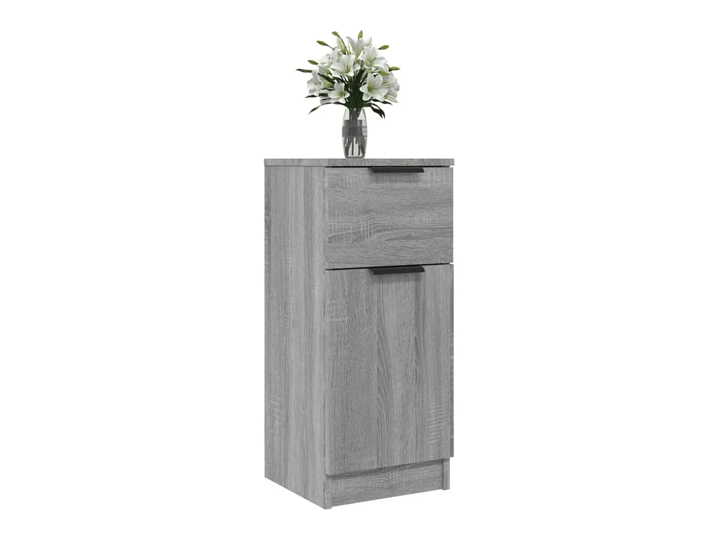 Aparador Sonoma gris 30x30x70 cm Madera de ingeniería