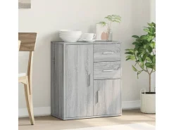 Aparador Sonoma gris 60x31x70 cm madera de ingeniería