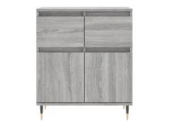 Aparador Sonoma gris 60x35x70 cm Madera de ingeniería
