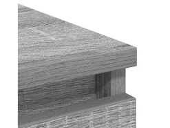 Aparador Sonoma gris 100x35x99 cm madera de ingeniería