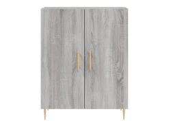 Aparador Sonoma gris 69,5x34x90 cm madera de ingeniería