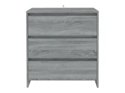 Aparador Sonoma gris 70x41x75 cm Madera de ingeniería