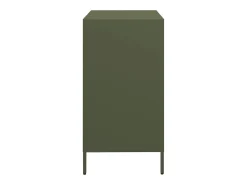 Aparador verde oliva 68x39x73,5 cm acero laminado en frío