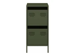 Aparador verde oliva 35x39x73,5 cm acero laminado en frío