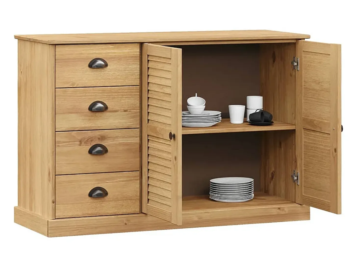 Aparador VIGO con cajones 113x40x75 cm madera maciza de pino