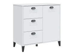 Aparador VIKEN blanco 80x40x80 cm madera de ingeniería