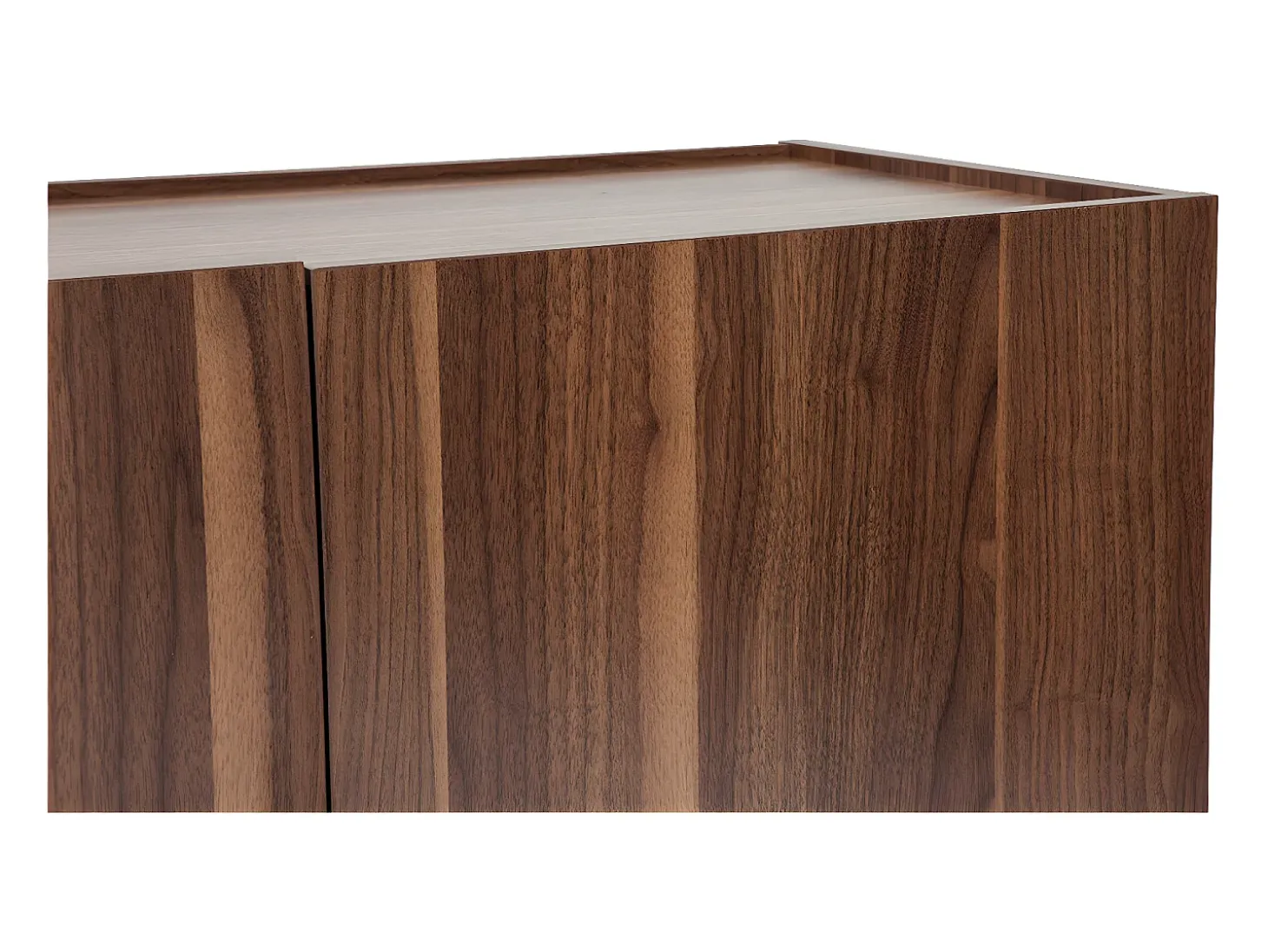 Aparador vintage con 4 puertas de madera oscura 180 cm SANAA
