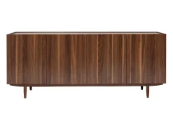 Aparador vintage con 4 puertas de madera oscura 180 cm SANAA