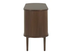 Aparador vintage de madera oscura con 2 puertas correderas 160 cm EPIC