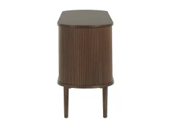 Aparador vintage de madera oscura con 2 puertas correderas 160 cm EPIC