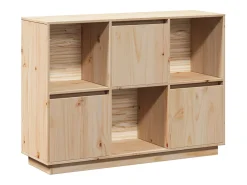 Aparador 110,5x35x80 cm Madera maciza de pino