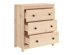 Aparador 70x35x80 cm madera maciza de pino