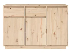 Aparador 110x34x75 cm madera maciza de pino