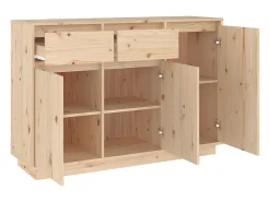 Aparador 110x34x75 cm madera maciza de pino