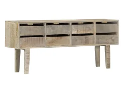 Aparador 140x30x60 cm Madera maciza de mango