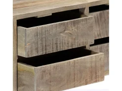 Aparador 140x30x60 cm Madera maciza de mango