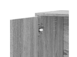 Aparadores 2 piezas gris sonoma 60x31x70 cm madera de ingeniería