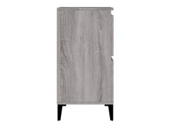 Aparadores 2 piezas gris sonoma 60x35x70 cm madera de ingeniería