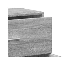 Aparadores 2 piezas gris sonoma 60x31x70 cm madera de ingeniería