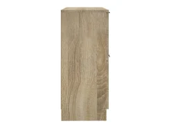 Aparadores 2 piezas Roble Sonoma 30x30x70 cm Madera de ingeniería